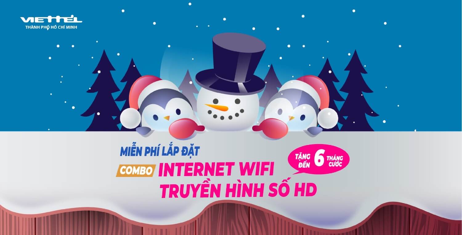 Khuyến mãi lắp đặt internet cáp quang và truyền hình số viettel tháng 12/2018 tại tphcm