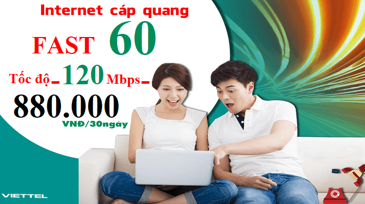 Gói Cước internet Cáp Quang Viettel FAST 60