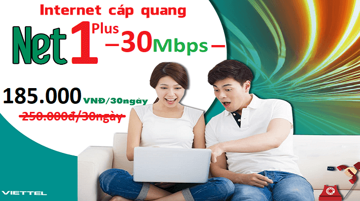 Gói Cước internet Cáp Quang Viettel NET1 PLUS