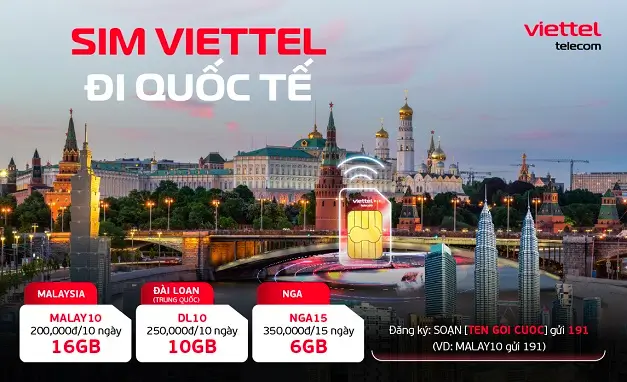 Viettel ra gói cước Roaming mới hè này với giá chỉ từ 20.000đngày