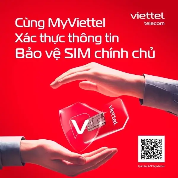 Xác thực thông tin thuê bao Viettel khi bị chặn